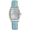 Longines Evidenza Women's Steel Diamond Blue Watch