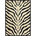 Virginia Zebra Animal Print Rug (5'5 x 7'7)
