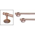 Caslon Brushed Copper Bathroom Towel Bar Set