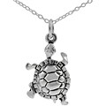 Sterling Silver Turtle Necklace