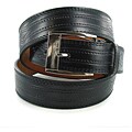 Isaaco Men's Leather Embossed Belt