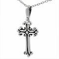 Sterling Silver Antique Cross Necklace