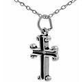 Sterling Silver Antique Cross Necklace