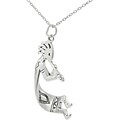 Sterling Silver Kokopeli Necklace