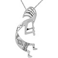 Sterling Silver Kokopeli Necklace