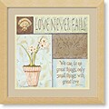 Jo Moulton 'Love Never Fails' Framed Art Print