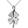 Sterling Silver Four Leaf Clover Necklace