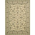Vista Machine-made Beige Rug (2'3 x 8')