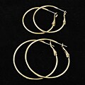 Goldtone Hoop Fashion Earrings