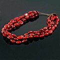 Red Beaded Fashion Necklace