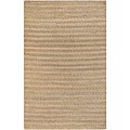 Handmade Ventee Collection Tan Rug (9' x 13')