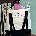 'Just Married' Canvas Tote Bag