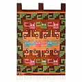 'Cats and Ducks' Wool Tapestry (Peru)