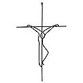 Iron Wire 'Christ's Sacrifice' Crucifix (Peru)