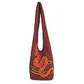 Cotton 'Naga, Mighty Dragon' Shoulder Bag (Thailand)