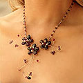 Amethyst 'Floral Cascade' Choker (Thailand)