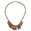 Silver & Ceramic 'Ancient Secrets' Necklace (Peru)