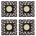 Set of 4 Serenity Candleholder and Tea Light (Thailand)