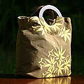 Handmade 'Bamboo Stars' Cotton Handbag (Thailand)