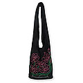 Handmade 'Think Pink' Cotton Sling Tote (Thailand)