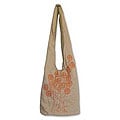 Handmade 'Dreaming of Orange Flowers' Handbag (Thailand)