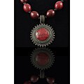Red Beaded Fashion Necklace
