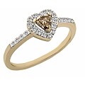 14k Gold 1/2ct TDW Diamond Heart Center Ring (I-J, I2)