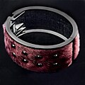 Red Faux Fur Fashion Bracelet