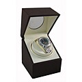 Heiden Single Watch Winder in Brown Leather Box
