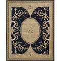 Hand-tufted 18th Century Wool Rug (4'9 x 7'6)
