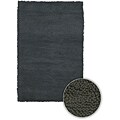 Handmade Majesta Collection Charcoal Rug (2'6 x 7'6)