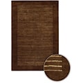 Hand-tufted Lucine Brown Wool Rug (2'6 x 7'6)