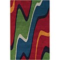 Hand-tufted Contemporary Zen Collection Rug (2'6 x 7'6)