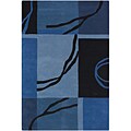 Hand-tufted Contemporary Lucine Rug (5' x 7'6)