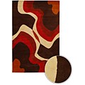 Hand-tufted Contemporary Alana Collection Rug (5' x 7'6)