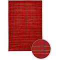 Hand-tufted Contemporary Alana Collection Rug (5' x 7'6)