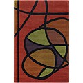 Hand-tufted Contemporary Zen Collection Rug (5' x 7'6)