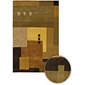 Hand-tufted Contemporary Serena Wool Rug (5' x 7'6)