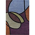 Hand-tufted Contemporary Zen Collection Rug (5' x 7'6)