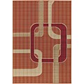 Machine-made Indoor/ Outdoor Faroh Collection Rug (7'2 x 10'5)