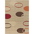 Machine-made Indoor/ Outdoor Faroh Collection Rug (7'2 x 10'5)