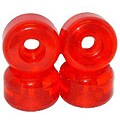 Dura Rollers 54 mm Red Gel Skateboard Wheels