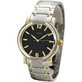 Trump Men's Ion-plated DuoTone Dress Watch