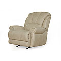 Dani Alabaster Leather Rocker/ Recliner