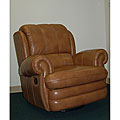 Willford Camel Leather Swivel Rocker/ Recliner