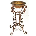 DeNovo Bathroom Vanity Pedestal/ Vessel Sink Set