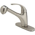 Brushed Nickel Kitchen Multifunction Pullout Faucet