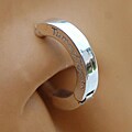 TummyToys 14k White Gold Clasp Sleeper Navel Ring