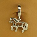 TummyToys Sterling Silver Horse Charm Navel Ring