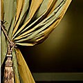 Signature Stripe Taffeta Silk Curtain Panel (50 in. x 96 in.)